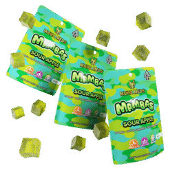 Muha Meds Sour Apple Gummies (3 packs)